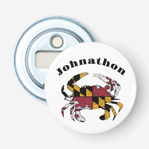Maryland Statlig flagga Maryland Crab Flasköppnare