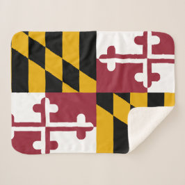 Maryland Statlig flagga Print Patriotic