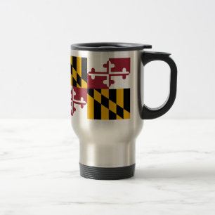 Maryland statlig flagga resemugg