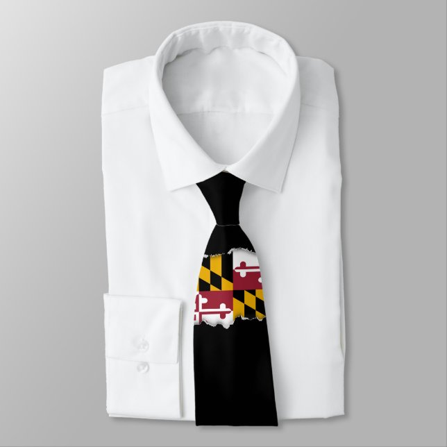 Maryland statlig flagga slips (Bunden)