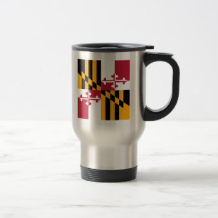 Maryland Statlig flagga Snyggt Visning Resemugg