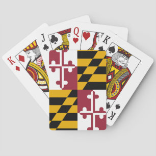 Maryland statlig flagga spel kort