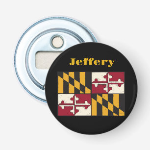 Maryland Statlig flagga Swag Merchandise Flasköppnare