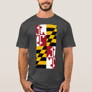 Maryland Statlig flagga T Shirt