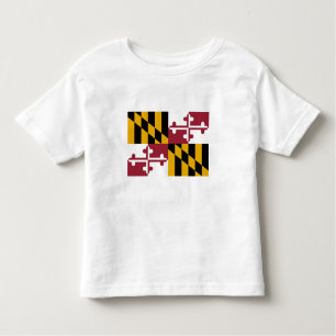 Maryland Statlig flagga T Shirt