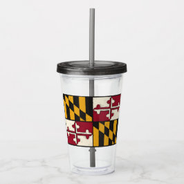 Maryland Statlig flagga Take Away Mugg