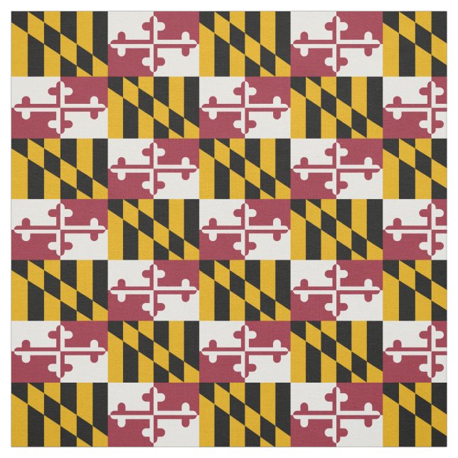 Maryland Statlig flagga Tyg (Provkarta)