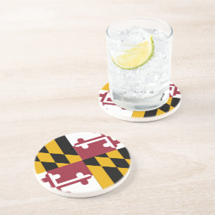 Maryland Statlig flagga Underlägg Sandsten