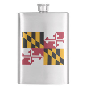 Maryland statlig flaggadesign fickplunta