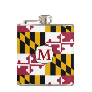 Maryland statlig flaggaMonogram Fickplunta