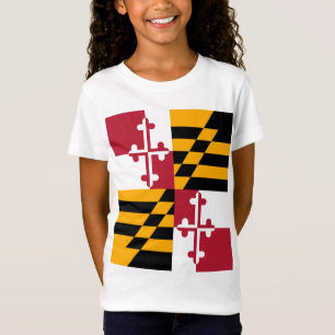 Maryland statlig flaggasnyggt tee