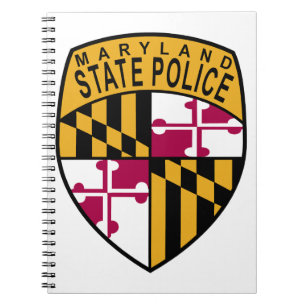 Maryland statlig polis anteckningsbok med spiral