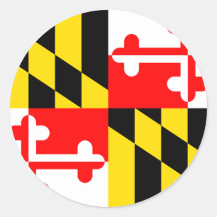 Maryland Sticker Runt Klistermärke