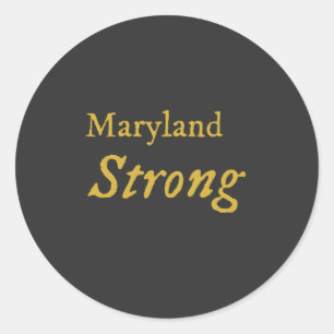Maryland Strong Runt Klistermärke