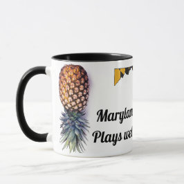 Maryland Swingers Mugg - Karta och ananas