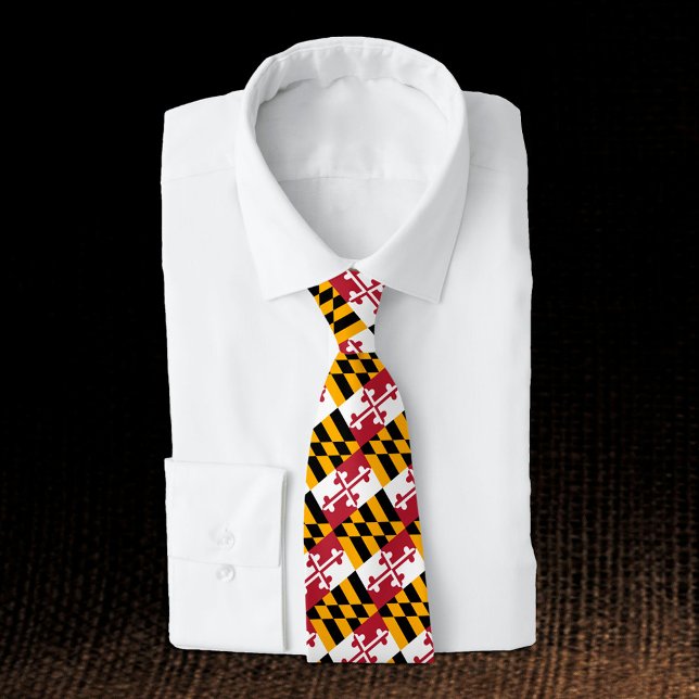 Maryland Ties, business mode USA, Maryland Flagga Slips (Skapare uppladdad)