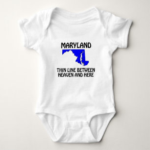 Maryland - Tunn linje mellan himlen och här T-shirt
