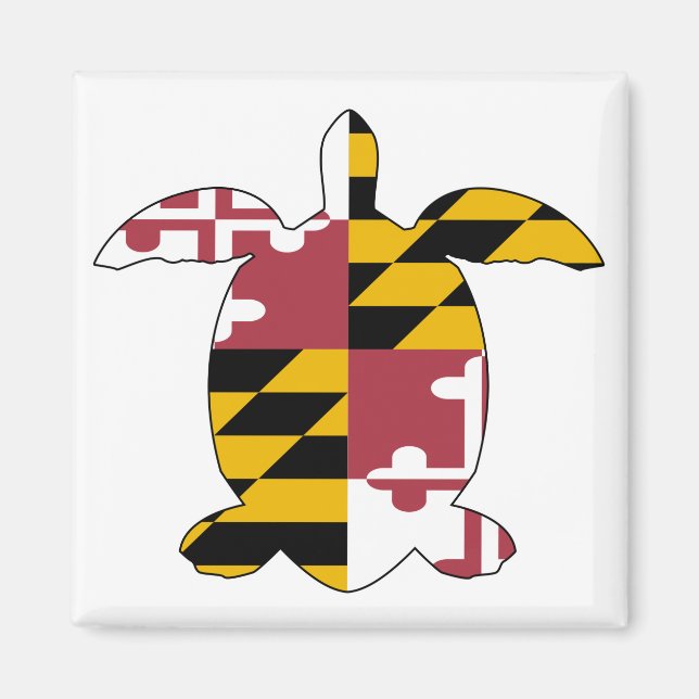 Maryland Turtle Magnet (Framsidan)