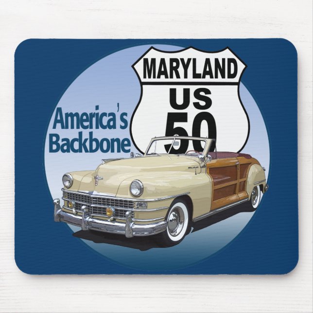 Maryland US Route 50 Musmatta (Framsidan)