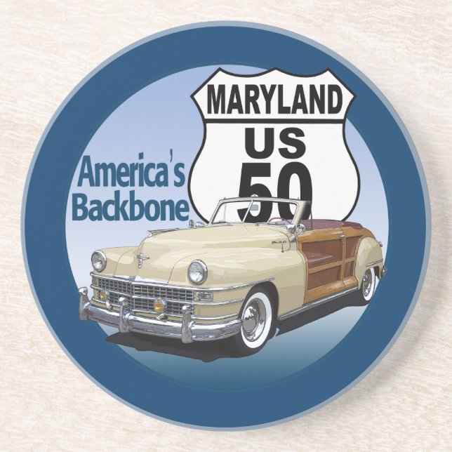 Maryland US Route 50 Underlägg (Framsidan)