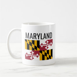 Maryland / USA National Statlig flagga Kaffemugg