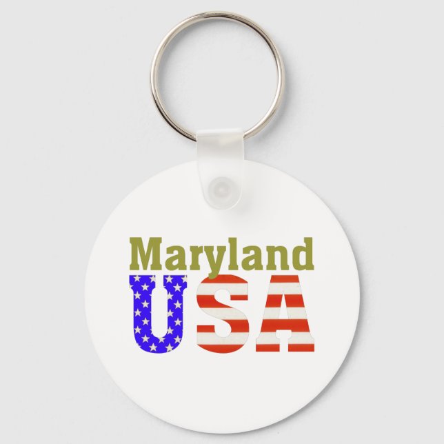 Maryland USA! Nyckelring (Framsida)