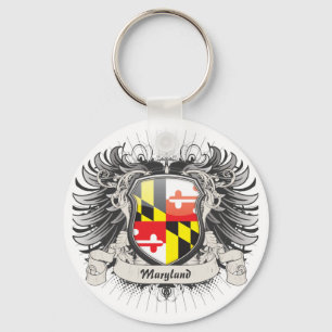 Maryland vapensköld nyckelring