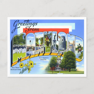 Maryland Vintage Big Brev vykort