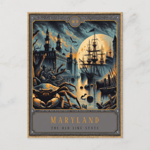 Maryland   vykort för gotisk konst