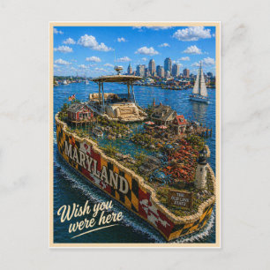 Maryland Wish You Were Here State-serien Vykort