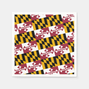 Marylander Flagga Design, Flagga Maryland Pappersservett