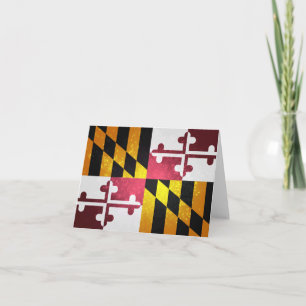 Marylander flagga kort