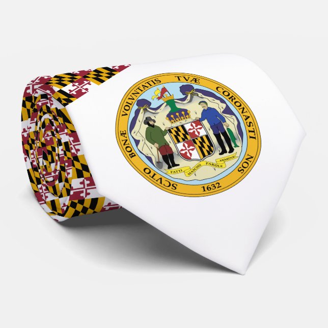 Marylander Flagga & Seal Design, Marylands Flagga Slips (Rullad)