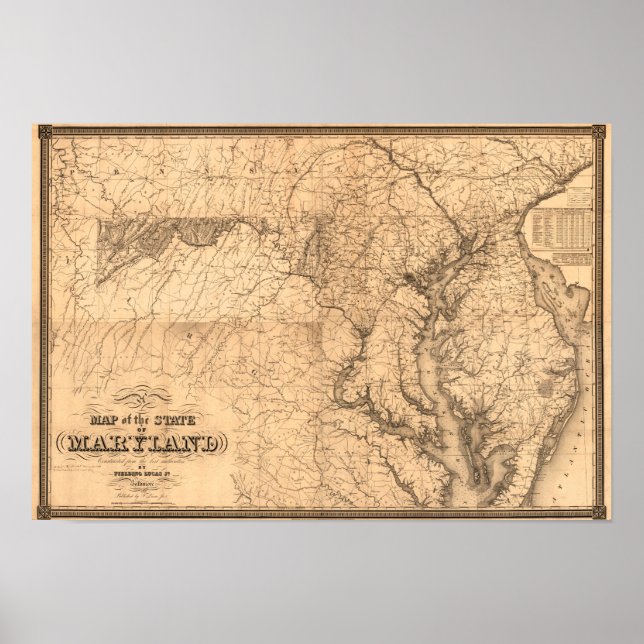 MarylandPanoramic MapMaryland Poster (Framsidan)