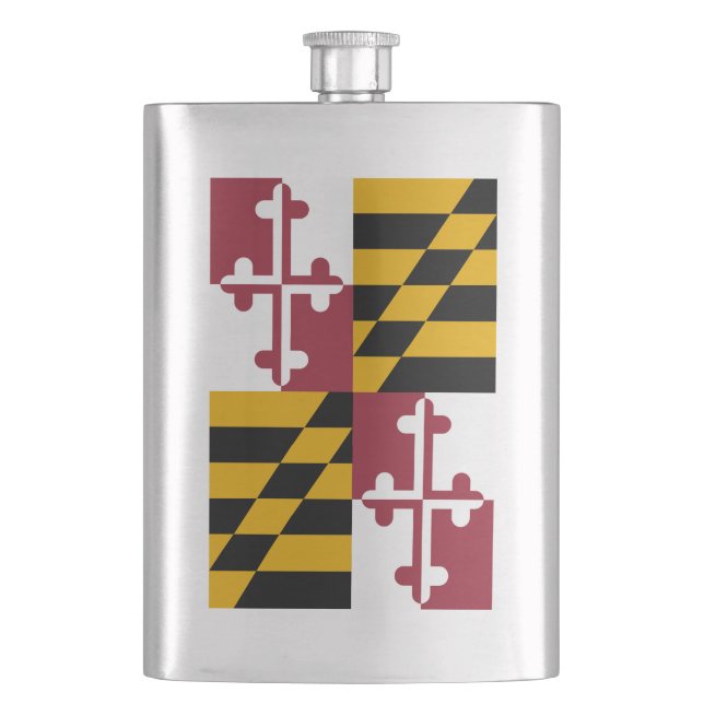 Marylands flagga fickplunta (Framsidan)