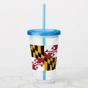 Marylands flagga take away mugg