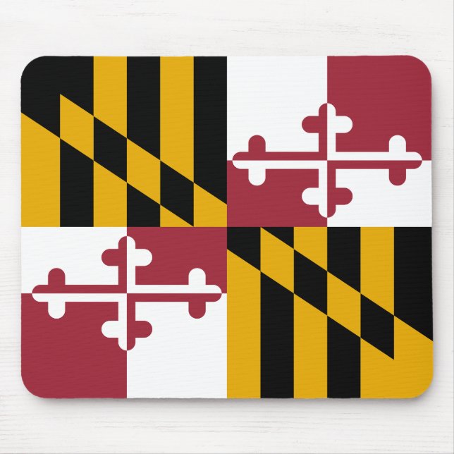 Marylands statsflagga musmatta (Framsidan)
