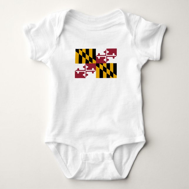 Marylands statsflagga t shirt (Framsida)