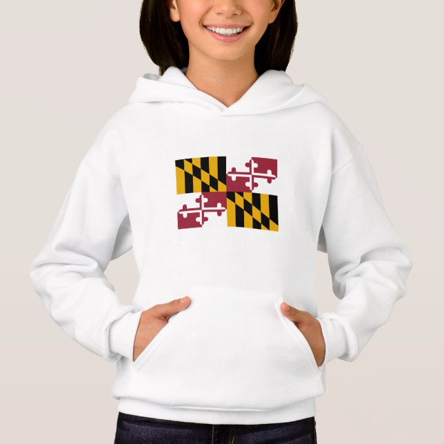Marylands statsflagga t shirt (Framsida)