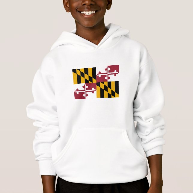 Marylands statsflagga t shirt (Framsida)