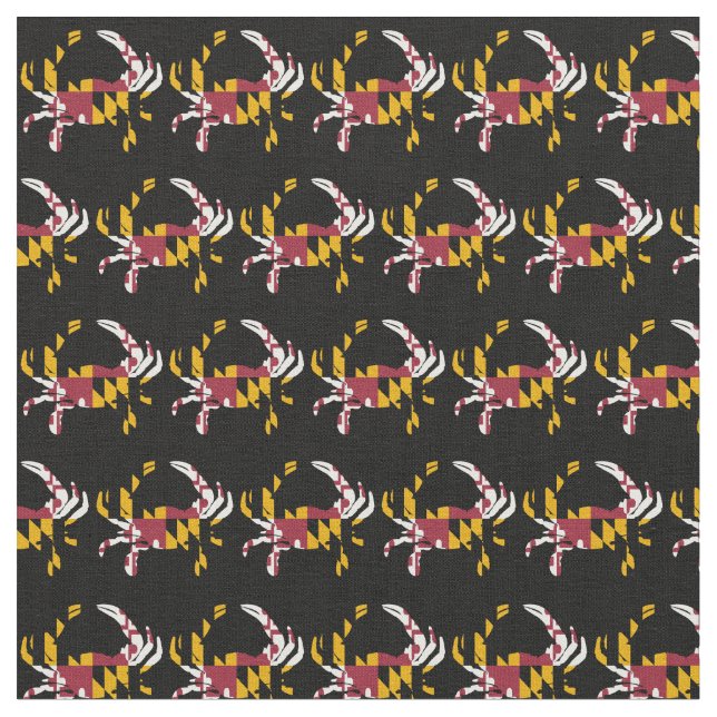 Marylands statsflagga tyg (Närbild)