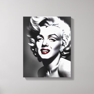 Marylin Monroe Porträtt Canvastryck