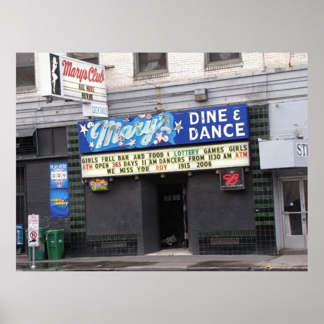 Marys Klubb Photo Poster (Framsidan)