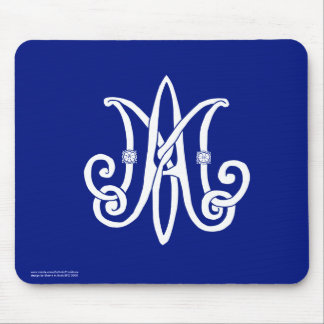 Marys Monogram Mousepad Musmatta