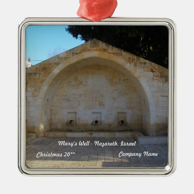 Marys väl prydnad julgransprydnad metall (Framsidan)