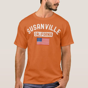 Marysville California USA flagga Vintage Cali Bear T Shirt