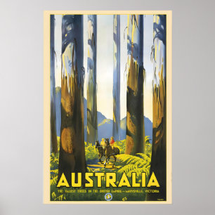 Marysville Victoria Australien Vintage Resa Poster