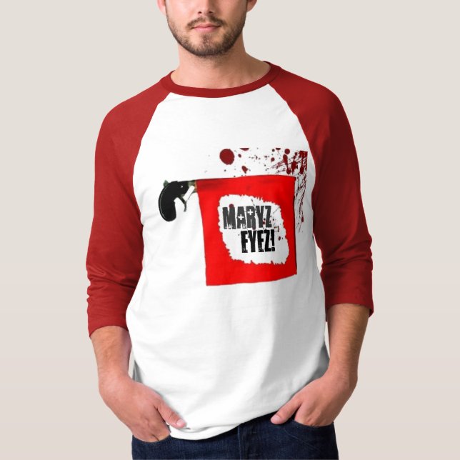 Maryz Eyez: Smäll! - 3/4 sleeveRaglan T-shirt (Framsida)
