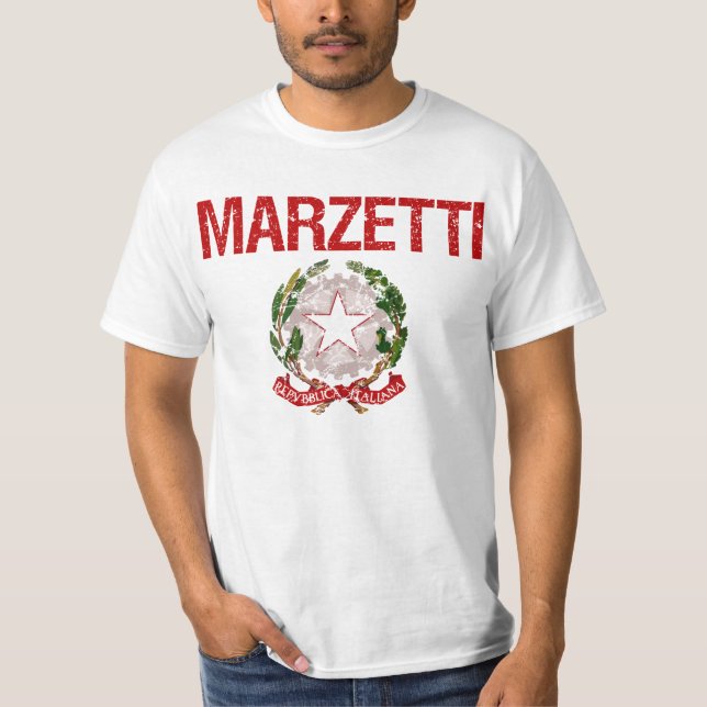 Marzetti italienskt efternamn tee shirt (Framsida)