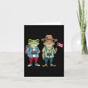 Más Fotos Puerto Rico Rican Flagga Funny Sapo Conc Kort